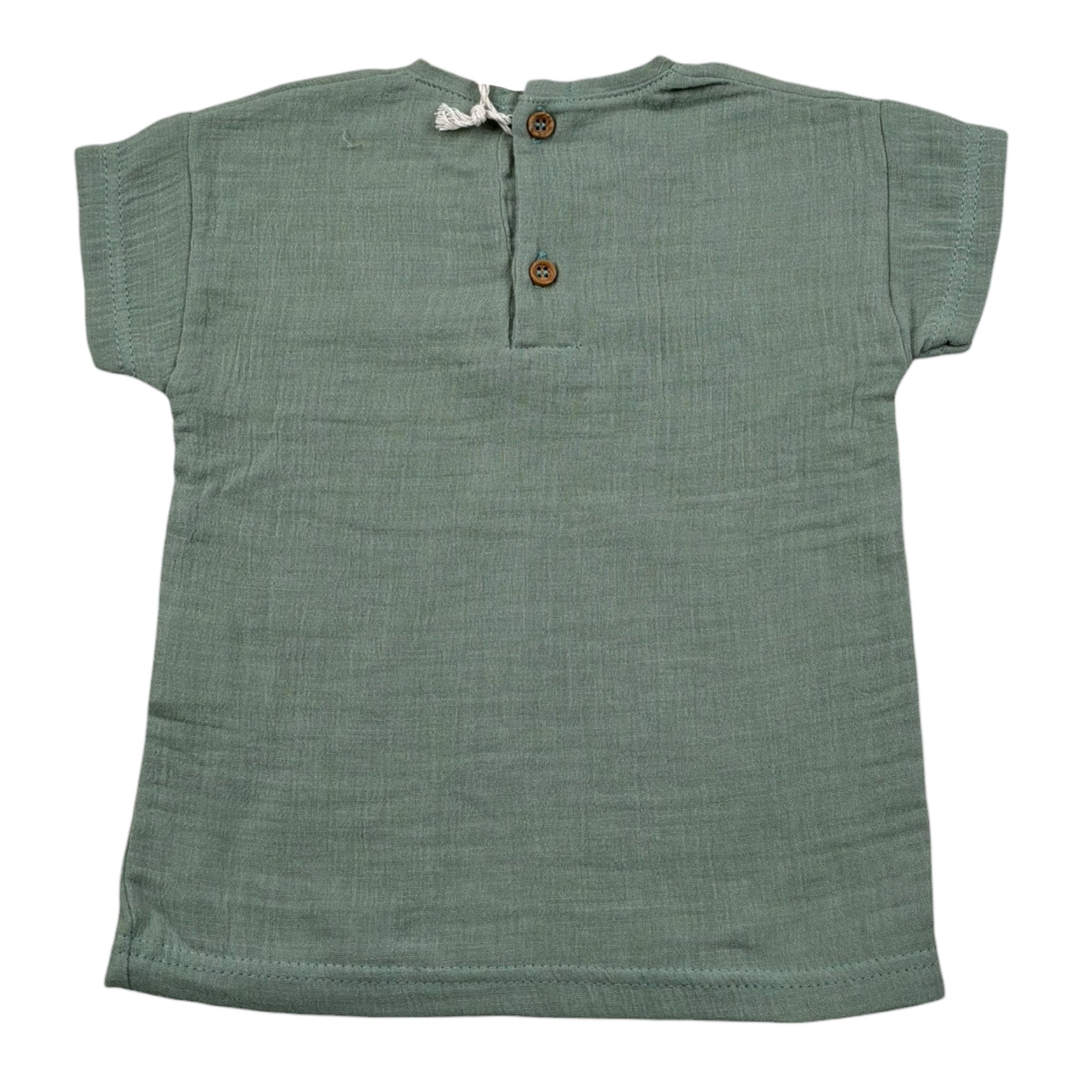 Babyvip T-Shirt Girocollo Tinta Unita per Neonato T7737 VERDE BABYVIP 