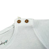 Babyvip T-Shirt Girocollo Tinta Unita per Neonato T7778 BIANCO BABYVIP 