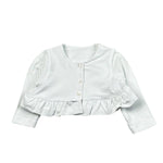 Babyvip Coprispalle Tinta Unita con Bottoni per Bambina T7852J BIANCO BABYVIP 
