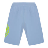 Balmain Completo 2 Pezzi Felpa Smanicata-Bermuda Tinta Unita per Bambino BU3Q80 AZZURRO BALMAIN 