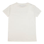 Balmain T-Shirt Tinta Unita con Logo per Bambina BV8B91 PANNA BALMAIN 