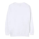 Balmain Felpa Tinta Unita Girocollo con Stampa per Bambino BW4P70 BIANCO BALMAIN 