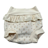 Bamboom+Babies Costume Contenitivo Pannolino Tinta Unita con Stampa per Neonata 7199 PANNA BAMBOOM+BABIES 