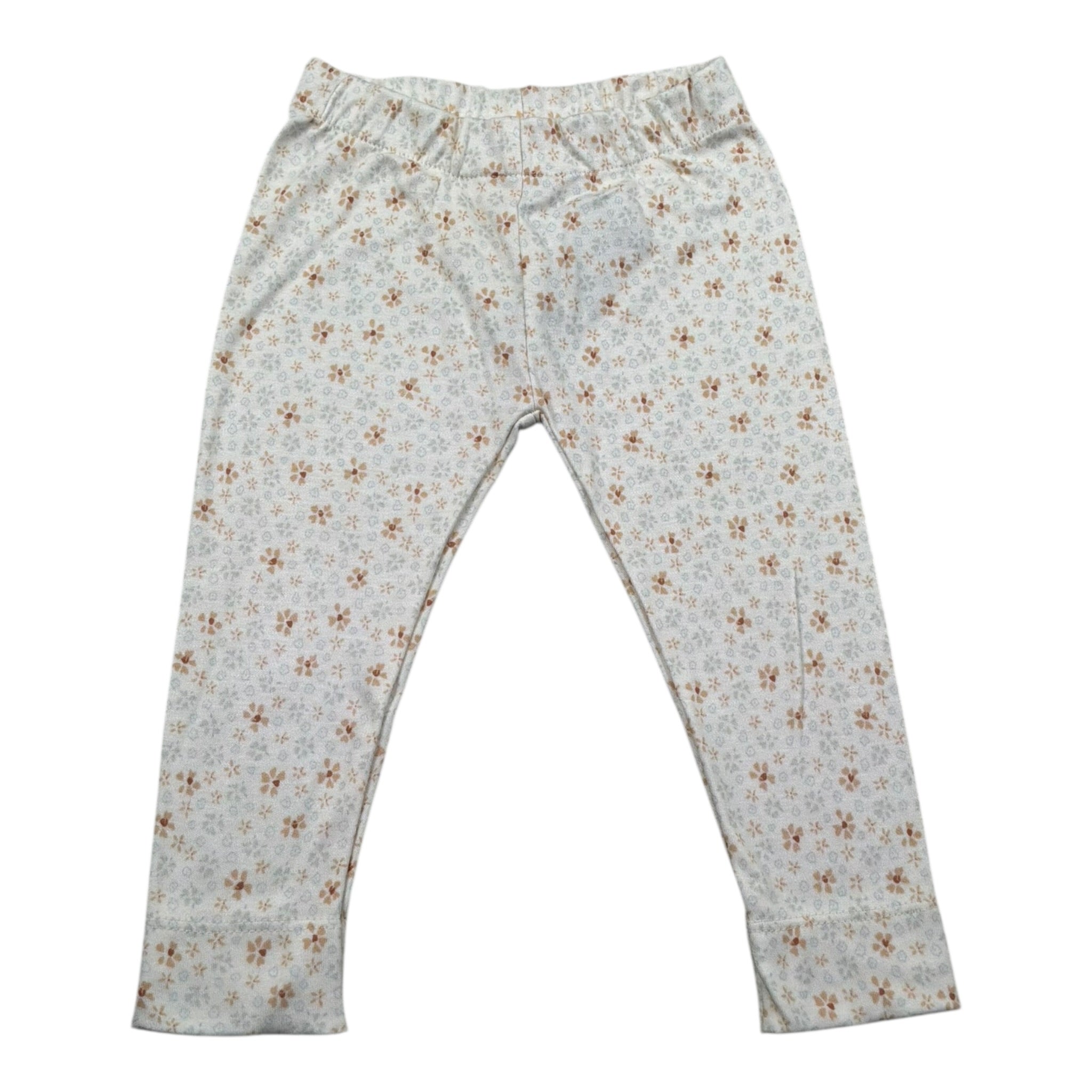 Bamboom+Babies Leggins Tinta Unita con Stampe per Neonata 867 PANNA BAMBOOM+BABIES 
