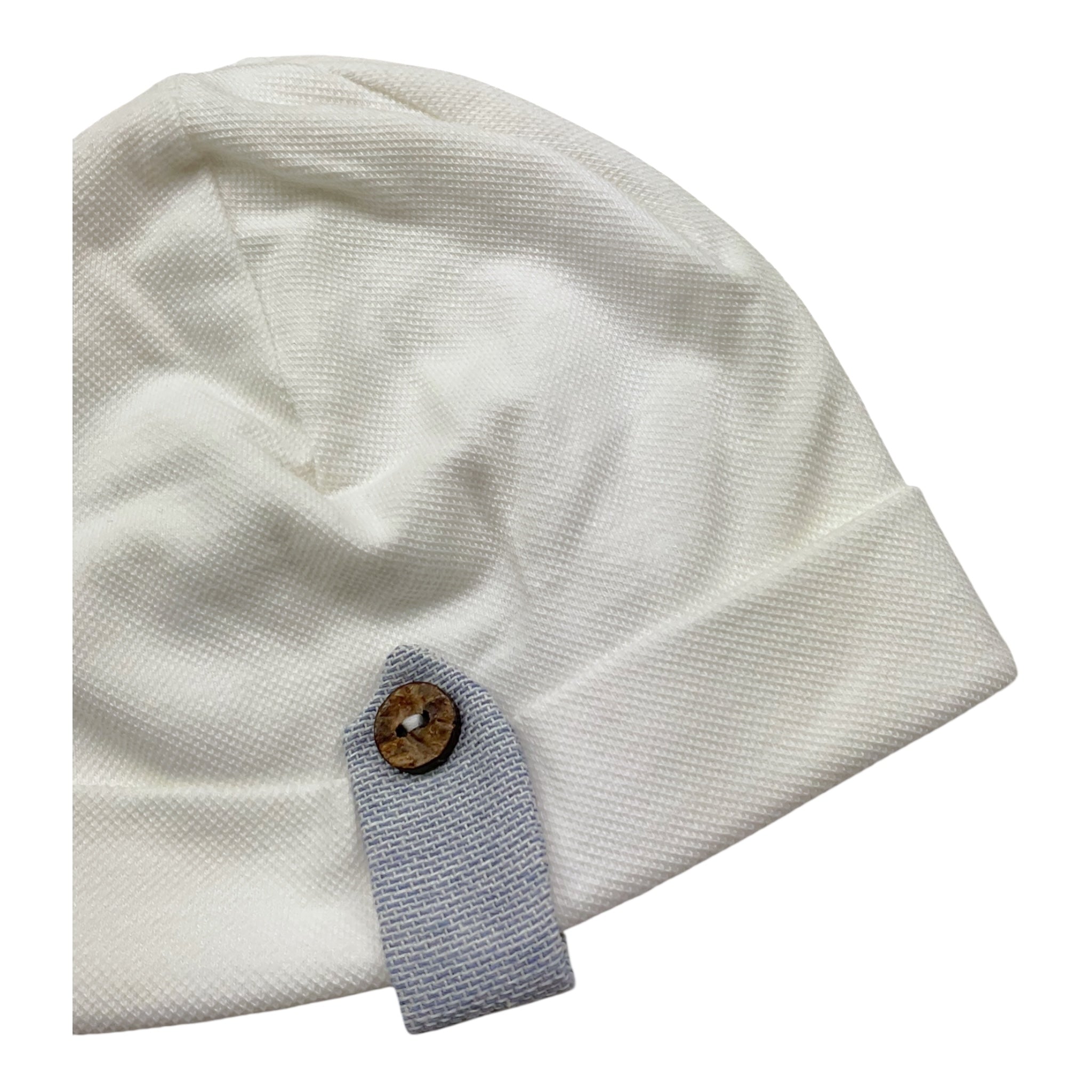 Barcellino Cappello Tinta Unita per Neonato 120105 BIANCO BARCELLINO 