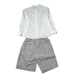 Barcellino Completo 2 Pezzi Camicia-Bermuda per Neonato 120110N BIANCO BARCELLINO 