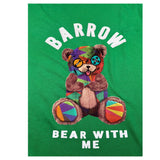 Barrow Kids T-Shirt Girocollo tinta unita con Stampa Verde per Bambino F4BKJUTH074 VERDE BARROW KIDS 