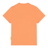 Barrow Kids T-Shirt Girocollo tinta unita con Stampa Arancione per Bambino S5BKJUTH063 ARANCIONE BARROW KIDS 