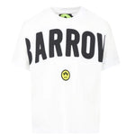 Barrow Kids T-Shirt Girocollo tinta unita con Stampa Bianco per Bambino S5BKJUTH063 BIANCO BARROW KIDS 
