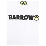 Barrow Kids T-Shirt Girocollo tinta unita con Logo Bianco per Bambino S5BKJUTH082XX BIANCO BARROW KIDS 