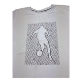 Bikkembergs T-Shirt Girocollo Tinta Unita con Stampa per Bambino BK3153 BIANCO BiKKEMBERGS 
