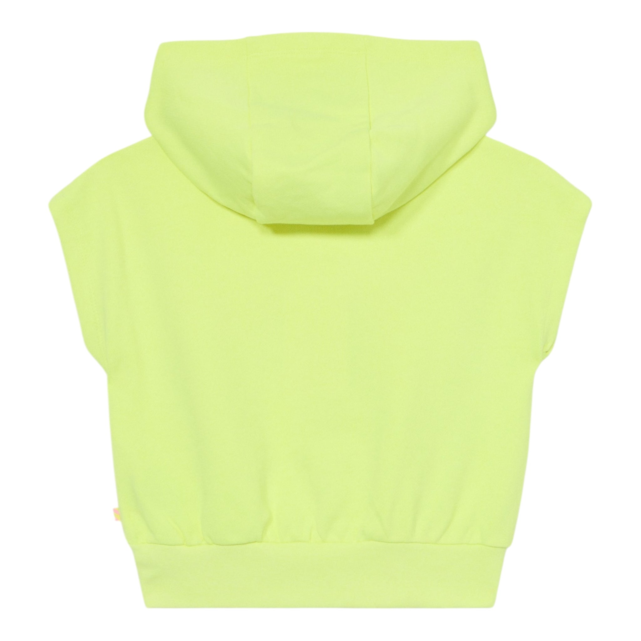 Billieblush Felpa Smanicata Tinta Unita con Cappuccio per Bambina U20846 GIALLO FLUO BillIEBLUSH 