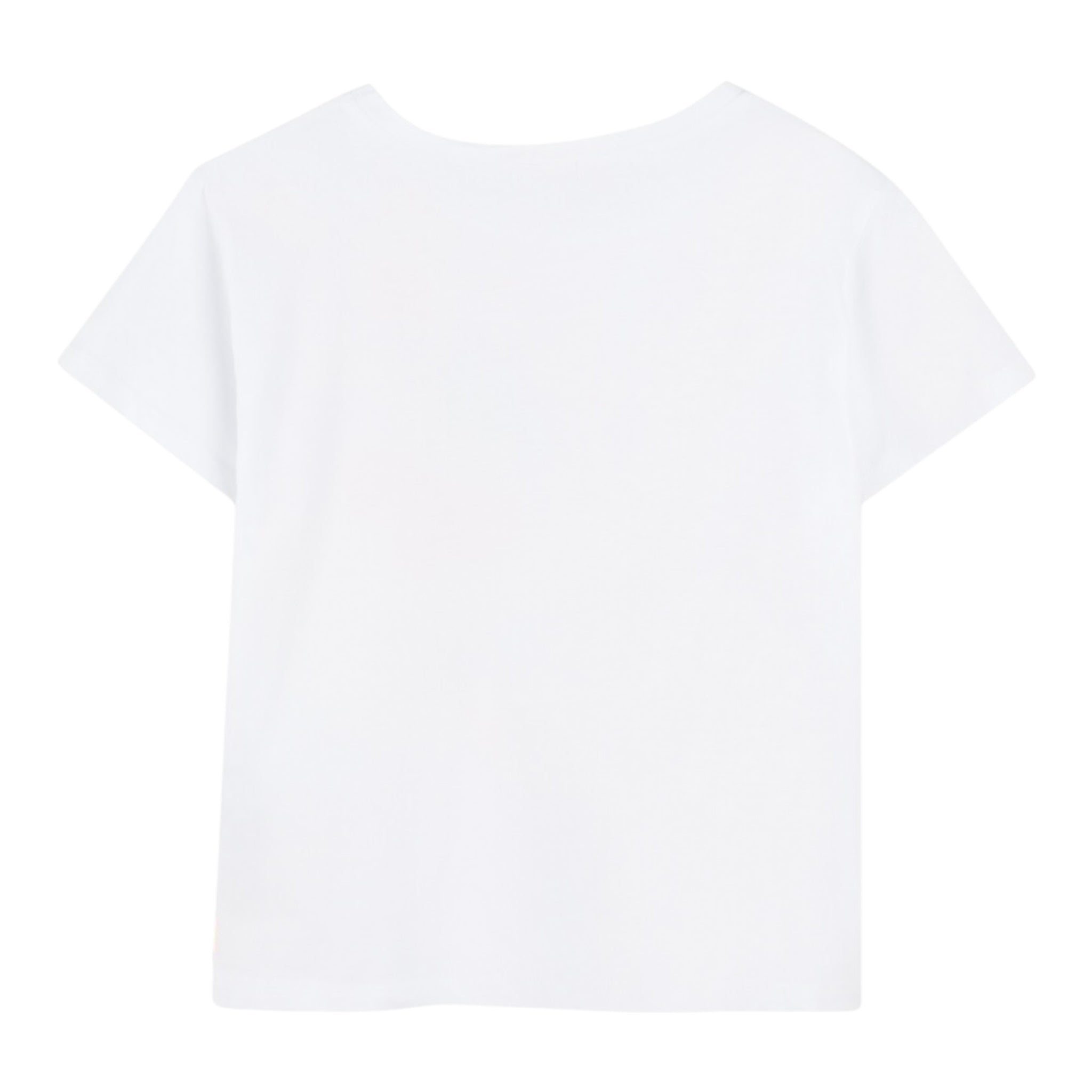 Billieblush T-Shirt Tinta Unita con Brillantini per Bambina U20924 BIANCO BillIEBLUSH 