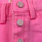 Billieblush Short In Denim Tinta Unita con Girovita Regolabile per Neonata U21043 ROSA BillIEBLUSH 