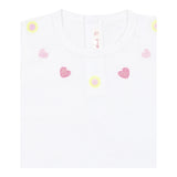 Billieblush T-Shirt Tinta Unita con Stampa per Neonata U21105 BIANCO BillIEBLUSH 