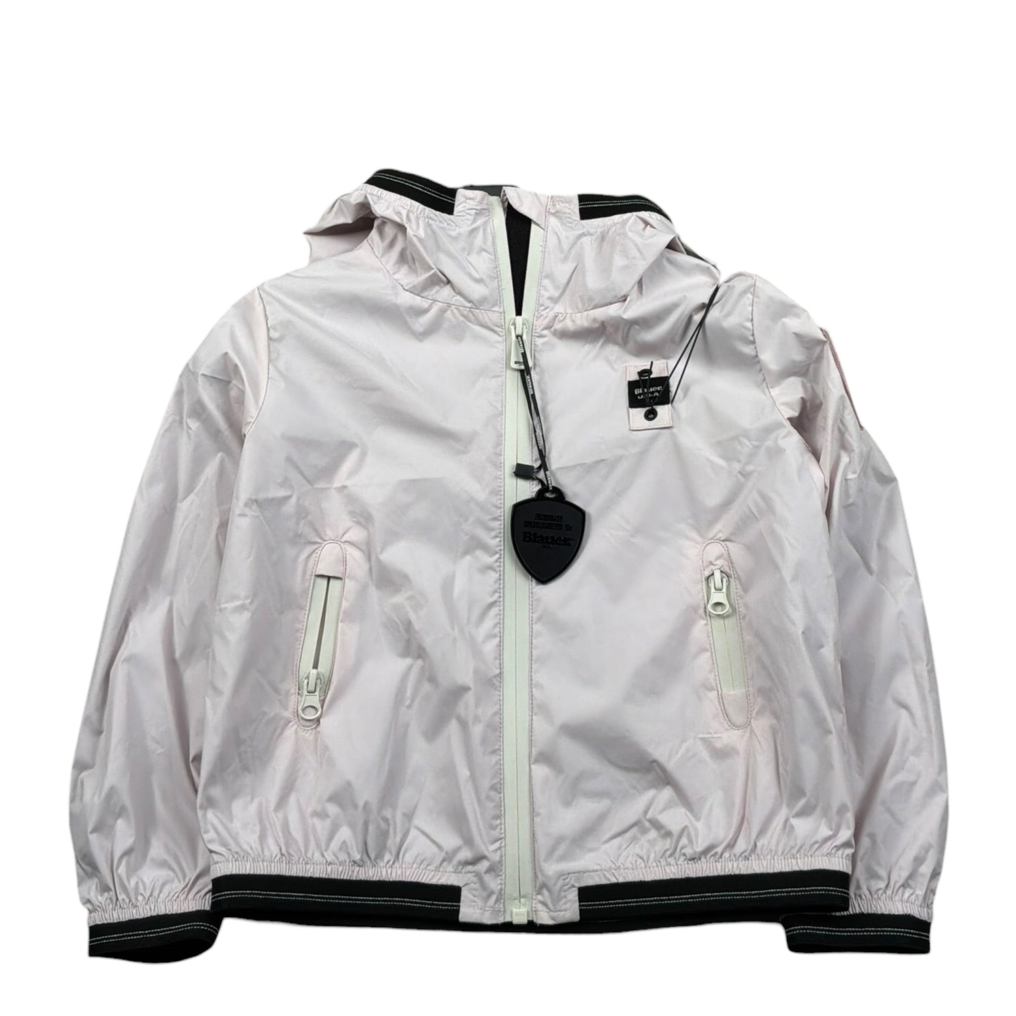 Blauer Giubbino Tinta Unita con Zip E Cappuccio per Bambina 25BLGC01441 ROSA BLAUER 