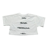 Blauer T-Shirt Girocollo Tinta Unita con Stampa per Bambina 25SBLGH02550 BIANCO BLAUER 