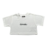 Blauer T-Shirt Girocollo Tinta Unita con Stampa per Neonata 25SBLGH02550N BIANCO BLAUER 