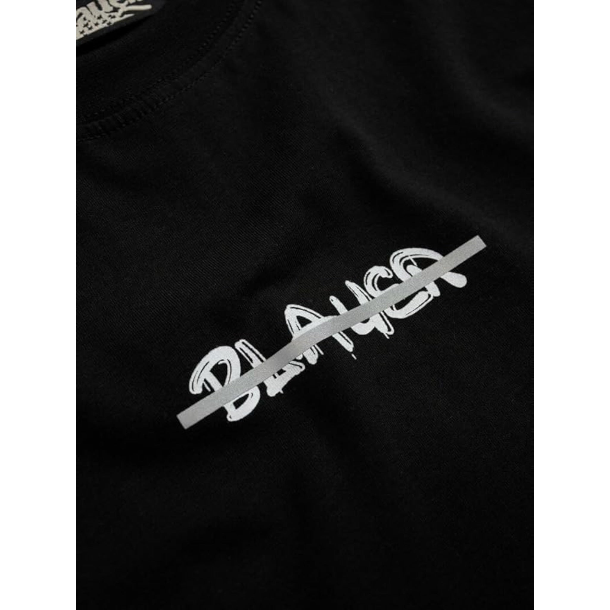 Blauer T-Shirt Girocollo Tinta Unita con Stampa per Bambina 25SBLGH02550X NERO BLAUER 