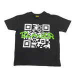Blauer T-Shirt Tinta Unita Girocollo con Stampa per Bambino 25SBLKH02566 NERO BLAUER 