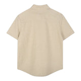 Boss Camicia Mezza Manica Tinta Unita per Bambino J52008 BEIGE BOSS 