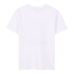 Boss T-Shirt Girocollo Tinta Unita con Stampa Logo per Bambino J52032 BIANCO BOSS 
