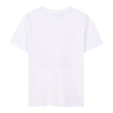 Boss T-Shirt Girocollo Tinta Unita con Stampa Logo per Bambino J52032 BIANCO BOSS 