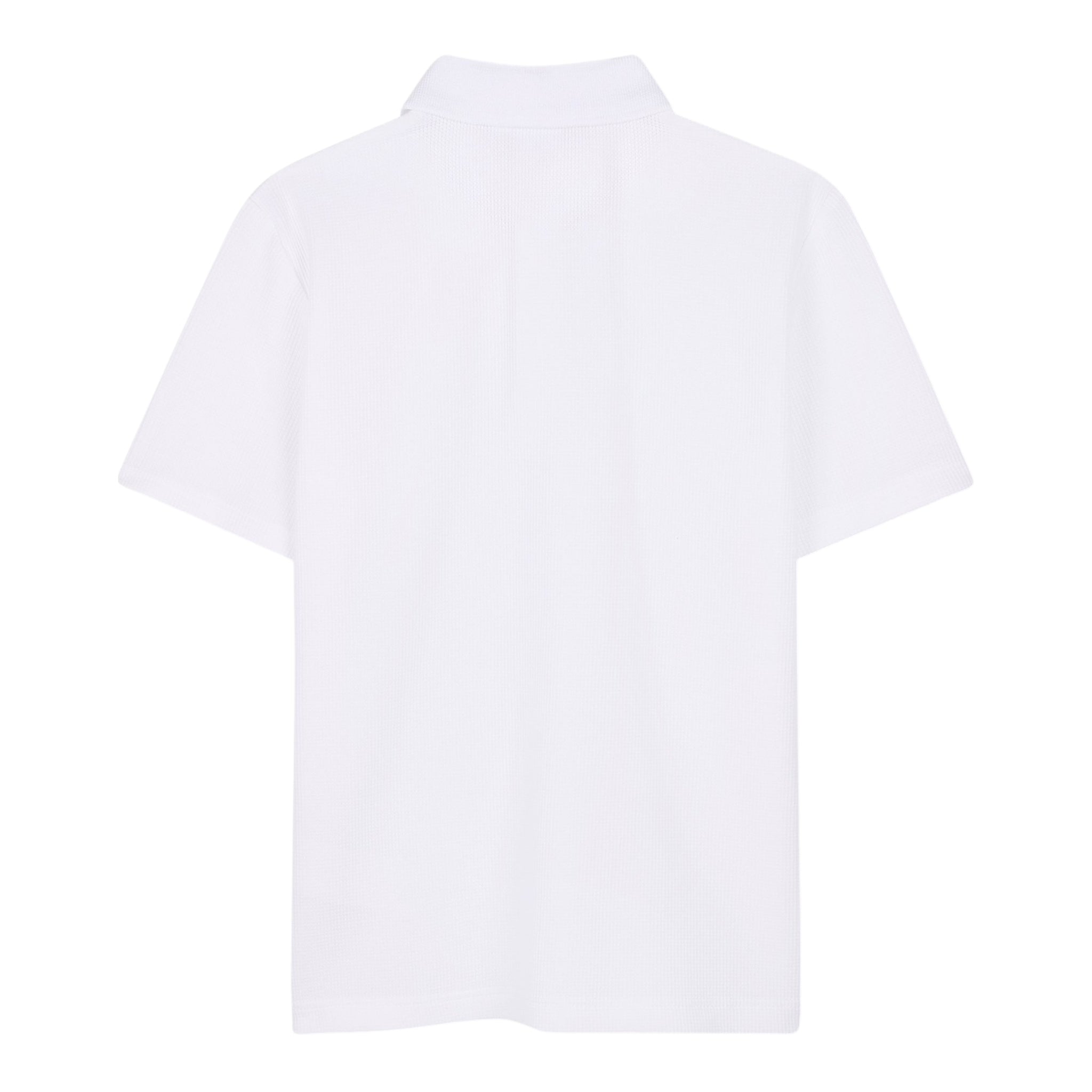 Boss Polo Mezza Manica Tinta Unita per Bambino J52042 BIANCO BOSS 