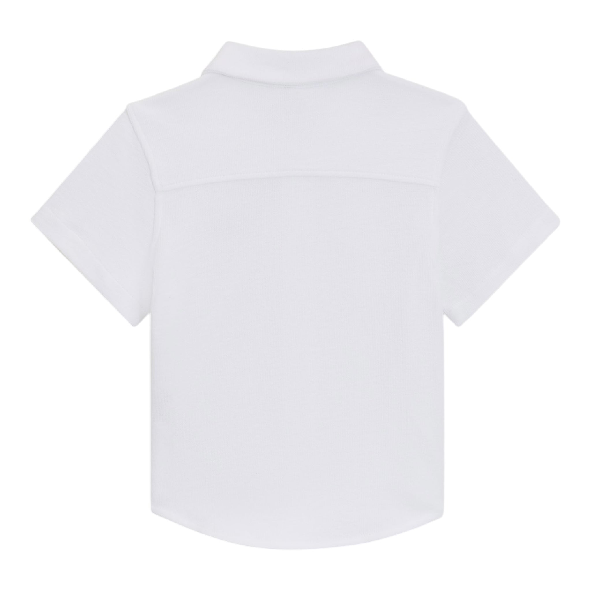 Boss Camicia Mezza Manica Tinta Unita per Neonato J52092XXN BIANCO BOSS 