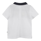 Boss Polo Mezza Manica Tinta Unita per Neonato J52098 BIANCO BOSS 