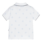 Boss Polo Mezza Manica Tinta Unita per Neonato J52099 BIANCO BOSS 