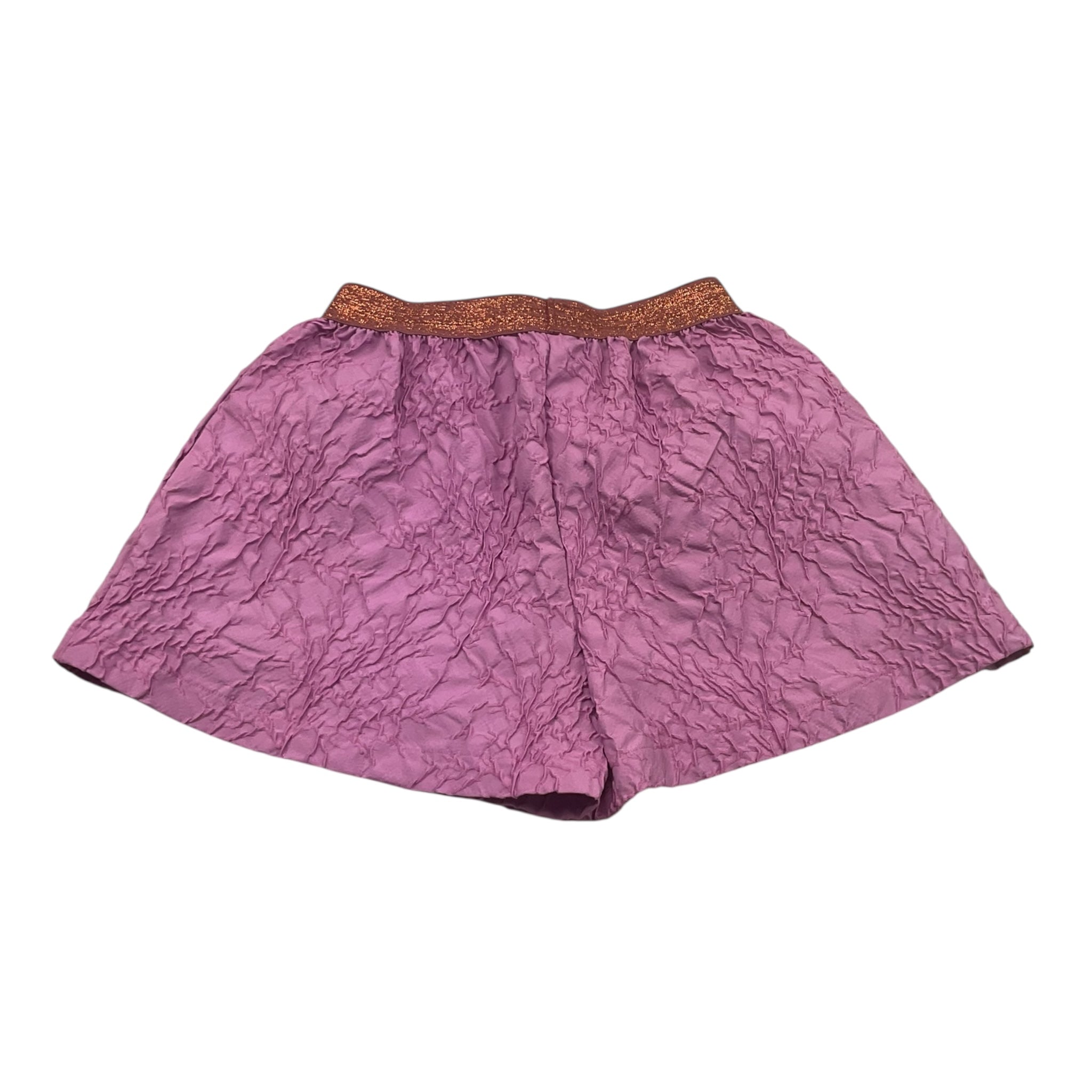 Caffe' D'Orzo Short Tinta Unita con Elastico In Vita per Bambina ZW6A69 VIOLA CAFFE' D'ORZO 
