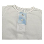 Calamaro Completo 2 Pezzi T-Shirt-Culotte per Neonato 17707 BIANCO/AZZURRO CALAMARO 