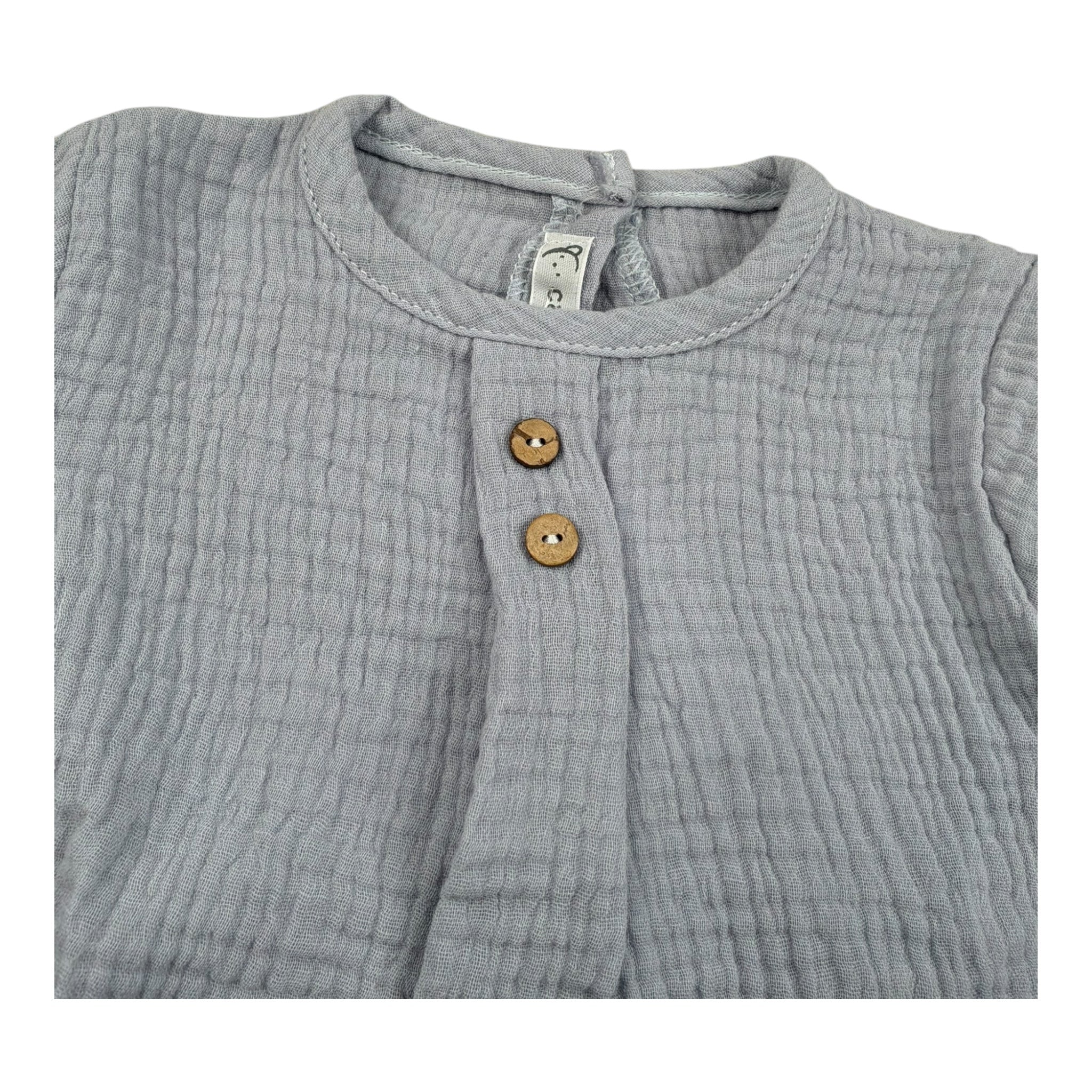 Calamaro Completo 2 Pezzi Camicia-Culotte per Neonato 17727 BLU CALAMARO 