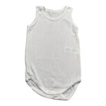 Calamaro Body Mezza Manica Tinta Unita con Trafori per Neonato BDM1 BIANCO CALAMARO 