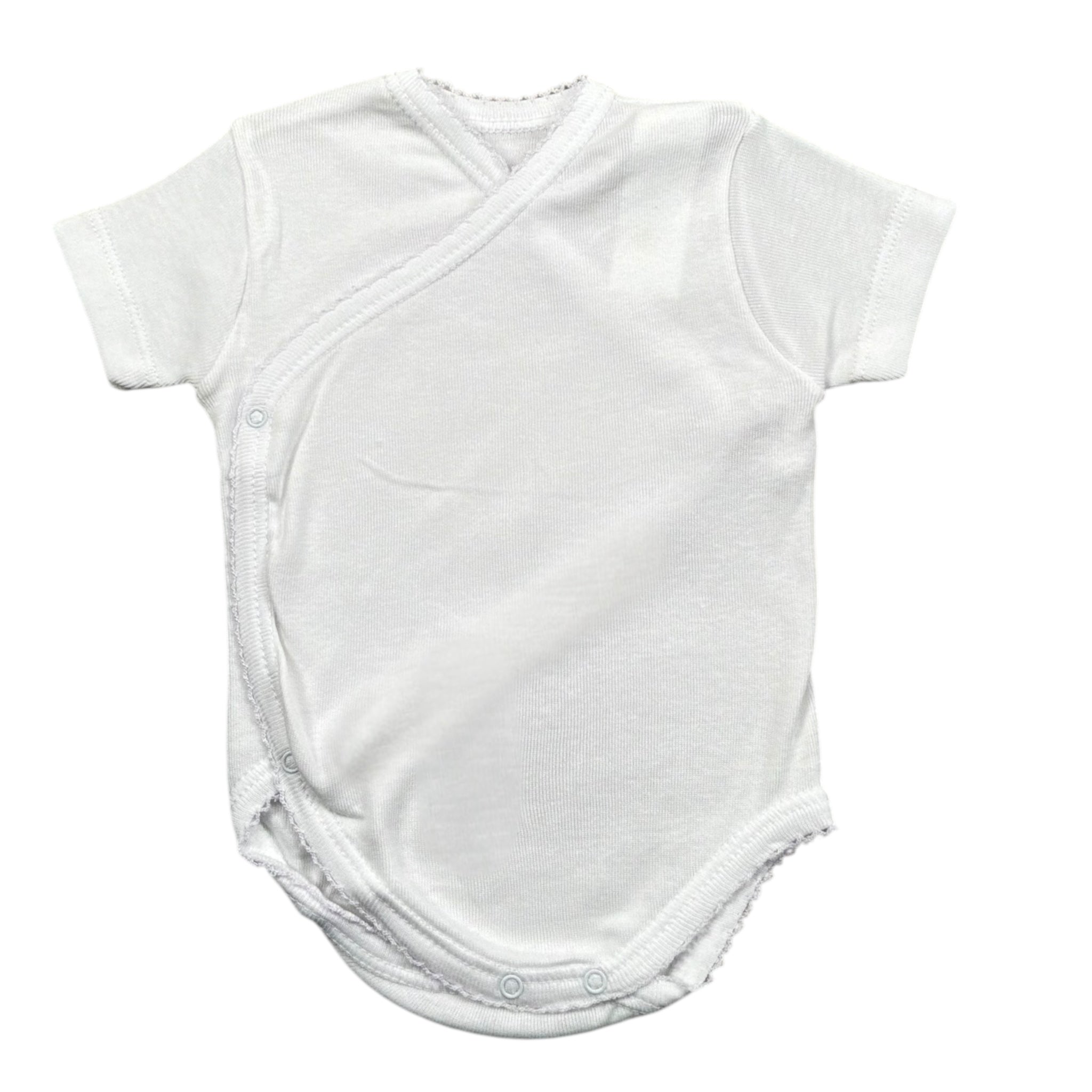 Calamaro Body Tinta Unita Traforato per Neonata EKEO BIANCO CALAMARO 