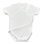 Calamaro Body Tinta Unita Mezza Manica per Neonata KWEE BIANCO CALAMARO 
