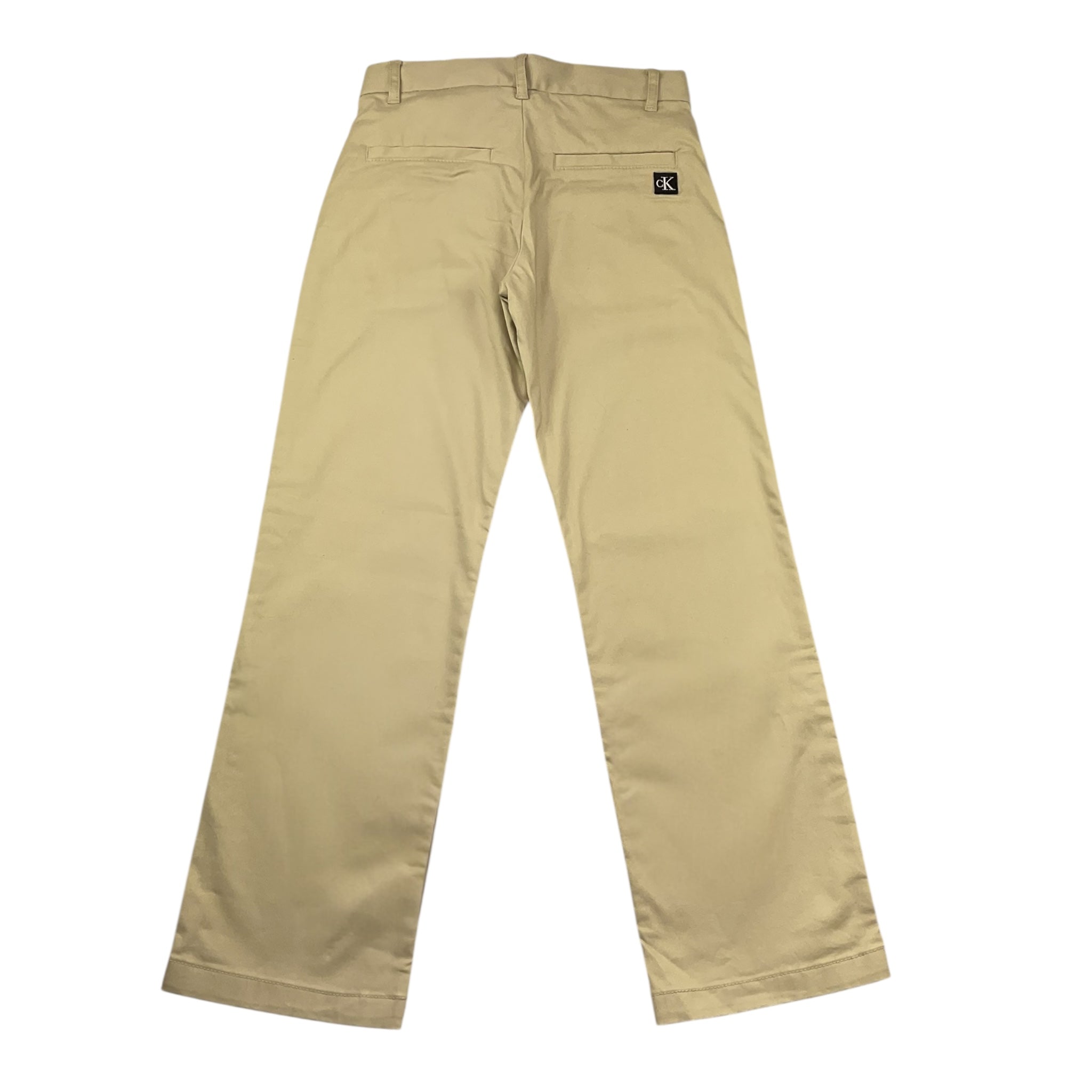 Calvin Klein Pantalone Tinta Unita con Girovita Regolabile per Bambino IB0IB02093 VERDE CALVIN KLEIN 
