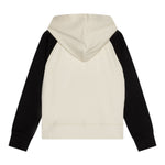 Calvin Klein Felpa con Zip E Cappuccio con Maniche In Contrasto per Bambino IB0IB02378 PANNA CALVIN KLEIN 