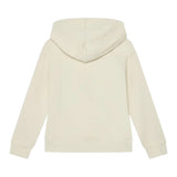 Calvin Klein Felpa Tinta Unita con Cappuccio E Stampa per Bambino IB0IB02380 PANNA CALVIN KLEIN 