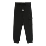 Calvin Klein Pantalone Tuta Tinta Unita per Bambino IB0IB02409Q NERO CALVIN KLEIN 