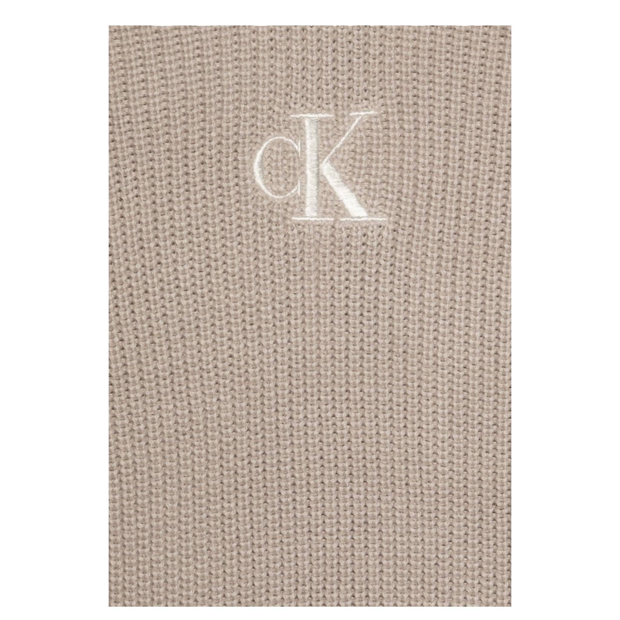 Calvin Klein Maglia Tinta Unita con Cappuccio per Bambino IB0IB02413 BEIGE CALVIN KLEIN 