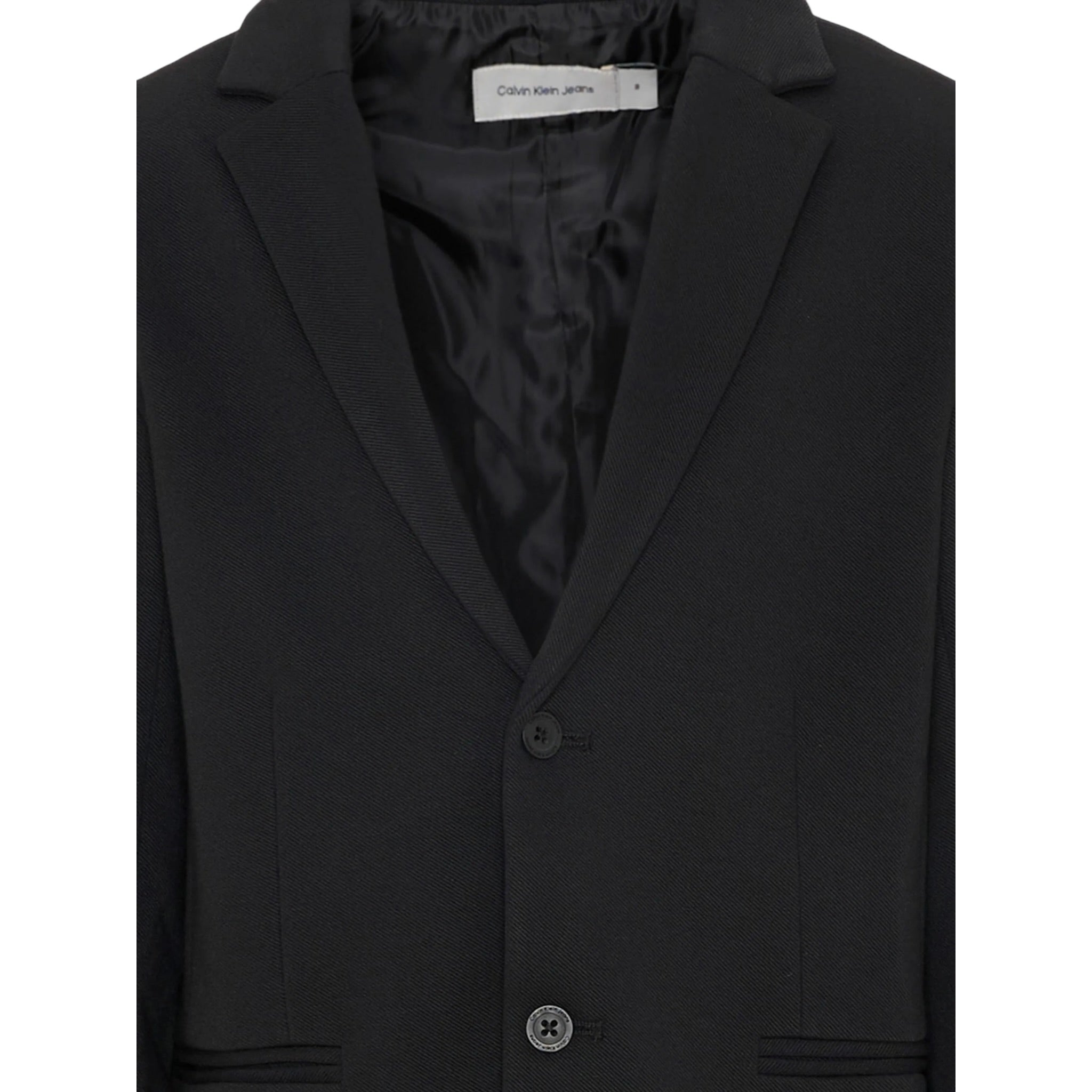 Calvin Klein Giacca tinta unita con Bottoni Nero per Bambino IB0IB02418XX NERO CALVIN KLEIN 