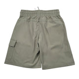 Calvin Klein Bermuda Tinta Unita con Elastico In Vita per Bambino IB0IB02512XX VERDE CALVIN KLEIN 