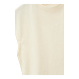 Calvin Klein Canotta Girocollo Tinta Unita con Logo per Bambina IG0IG02428 PAGLIA CALVIN KLEIN 