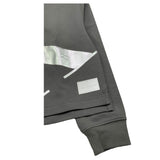 Calvin Klein Felpa Chiusa Girocollo Tinta Unita con Logo per Bambina IG0IG02482 GRIGIO CALVIN KLEIN 