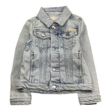 Calvin Klein Giubbino In Denim Tinta Unita con Logo per Bambino IG0IG02721 AZZURRO CALVIN KLEIN 