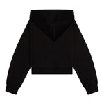 Calvin Klein Felpa con Zip E Cappuccio Tinta Unita per Bambina IG0IG02824 NERO CALVIN KLEIN 