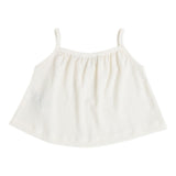 Calvin Klein Top Tinta Unita con Bretelle per Bambina IG0IG02870 PANNA CALVIN KLEIN 