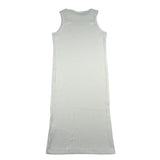 Calvin Klein Abito Tinta Unita Giromanica con Logo per Bambina IG0IG02906XX PANNA CALVIN KLEIN 